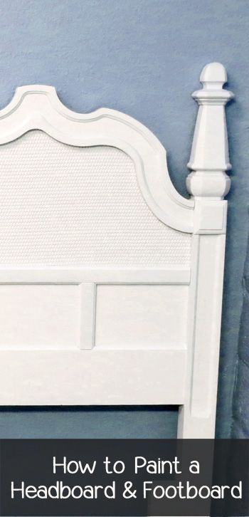 How to Paint a Headboard & Footboard Painting A Headboard, Furniture Illustration, Headboard Makeover, Painted Headboard, Painted Furniture Ideas, Painted Bedroom Furniture, Diy Headboard, Apartment Furniture, Cheap Furniture