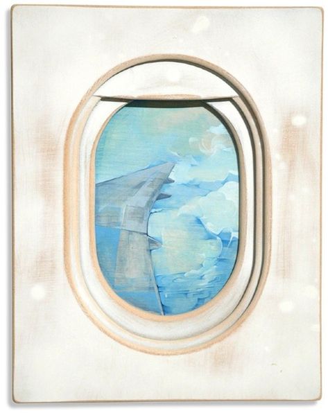 This guy painted the view out his plane windows... collection of paintings Hublot Avion, Plane Window View, Paintings Tumblr, Airplane Painting, Plane Window, Steve Mccurry, Airplane Window, Year 9, Valentine Photography