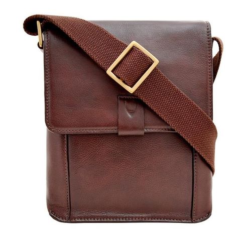 Aiden Small Leather Messenger Cross Body Bag Ipad Bag, Brown Purses, Mens Leather Bag, Crossbody Messenger Bag, Leather Messenger Bag, Leather Messenger, Small Crossbody Bag, Small Crossbody, Mini Crossbody