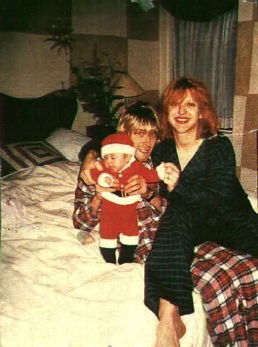 Courtney Love, Kurt Cobain, A Woman, Bed