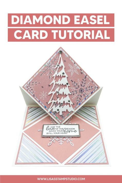 Card Ideas Christmas, Lisa Curcio, Folded Christmas Cards, Joy Christmas Card, Designer Paper Cards, Christmas Card Ideas, Fancy Fold Card Tutorials, Hand Made Greeting Cards, Christmas Card Set