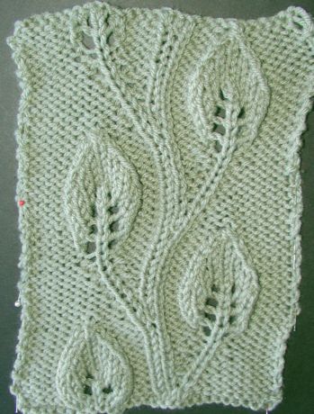 Embossed Twining Vine Leaf by kathynorrisdesigns, knit stitch pattern Leaf Knitting Pattern, Patons Classic Wool, Beaded Scarf, Knitting Patterns Free Scarf, Leaf Scarf, Knitting Machine Patterns, Lace Knitting Patterns, Knit Stitch Patterns, Sweater Knitting Patterns