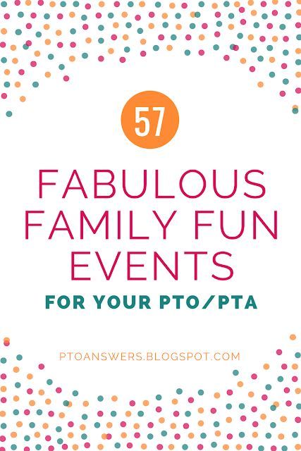 57 Fabulous Family Fun Events for your PTO/PTA #pto Carnival Fundraiser, Family Fun Night Ideas, Pta Activities, Pta Programs, Family Fun Ideas, Pta Events, Charity Work Ideas, Pta Fundraising, Pta Ideas