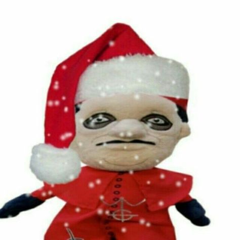 Pfp Icon Plushia Ghost bc Christmas ghost band Ghost Bc Christmas, Plushia Ghost Bc, Plushie Ghost Band, Band Ghost Wallpaper, Ghost Band Christmas, Pfp Christmas, Ghost Christmas, Christmas Pfp, Ghost Album