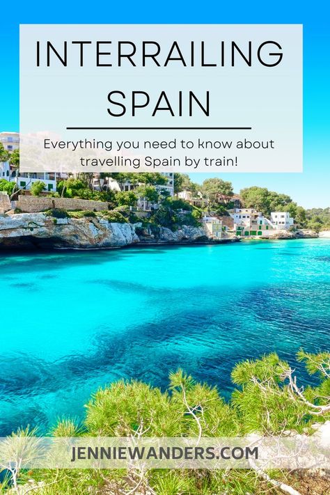 Interrailing Spain: Backpacking Spain by Train Portugal Train, Travel In Spain, Backpacking Routes, Backpacking Spain, Spain Itinerary, Spain Culture, Train Route, Spain Vacation, Malaga Spain