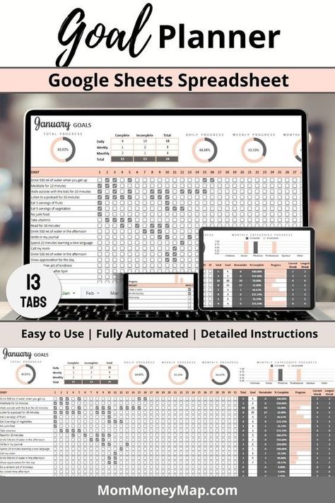 A simple and effective way to track your goals. Set goals, track your progress, and stay motivated.

Get the template: Team Goal Tracker Board, Goal Progress Tracker, Goal Charts For Adults, Habit Tracker Google Sheets, Google Sheets Planners, Goal Spreadsheet, Excel Tracker, Google Sheets Tips, Goal Tracker Template