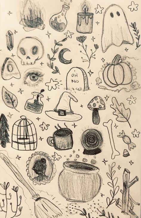 A Drawing, Drawing Ideas, Things That, Doodles, Pencil, Halloween, Drawings, Art