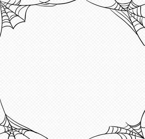 Square Frame Png, Frame Image, Frame Png, Black Spider, Image Frame, Square Frame, Square Frames, Spider Web, Home Decor Decals