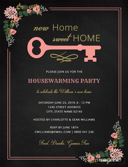 Free Chalkboard Housewarming Invitation Template: Download 507+ Invitations in PSD, InDesign, Word, Publisher, Apple Pages | Template.net Invitation For House Warming Ceremony, House Warming Template, House Warming Ceremony Invitation Card, House Warming Invitations Template, Housewarming Invitation Ideas, House Warming Cards, House Warming Ceremony Invitation, House Warming Invitation Card, Housewarming Brunch