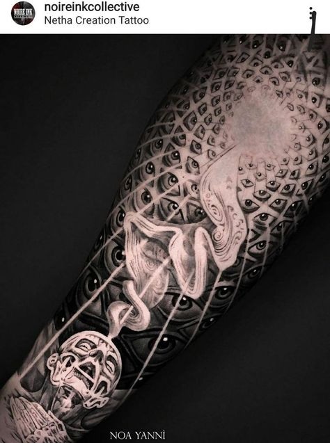 Visionary Tattoo, Alex Grey Tattoo, Fractal Tattoo, Esoteric Tattoo, Alchemy Tattoo, Illusion Tattoos, Optical Illusion Tattoos, Tool Tattoo, Geometric Sleeve Tattoo