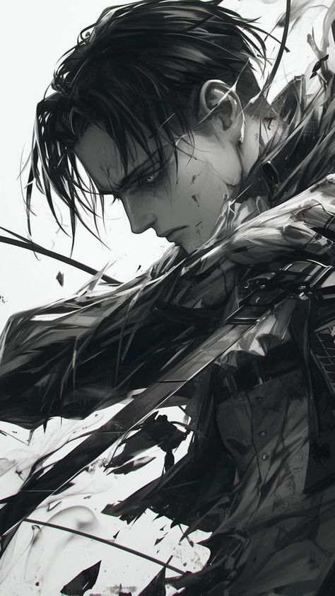 【LEVI ACKERMAN】 ⁀➷ Wallpaper ✪ Levi Ackerman Wallpaper, Levi Ackerman, Attack On Titan, Created By