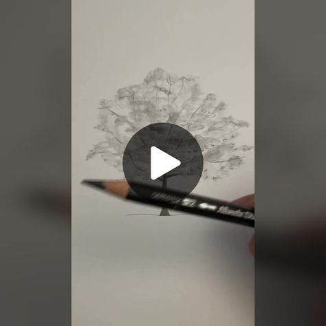 Draw a tree 🌳 Easy step-by-step tutorial on how to draw a tree. #draw... | How To Draw Trees | TikTok Draw A Tree Easy, Basic Drawing For Beginners, Trees Tutorial, How To Draw Trees, Draw A Tree, Draw Trees, Tree Video, Drawing Trees, Basic Drawing