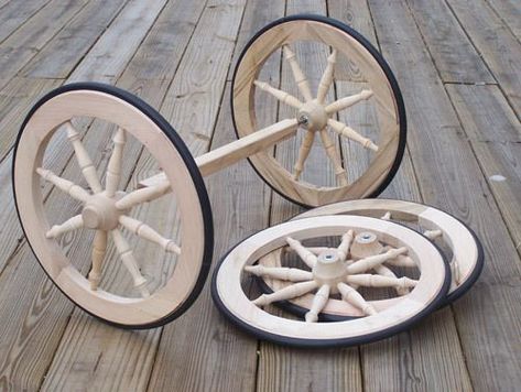 Small Wagon Wheel Set Complete with Axles Wagon Wheels Wedding Candy Cart, Wooden Wagon Wheels, Gerobak Dorong, Candy Car, Wooden Cart, Wagon Wheels, Architectural Garden, Market Stands, Ice Cream Cart