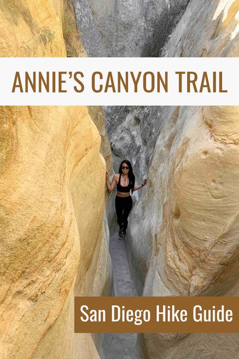 Looking for where to hike in San Diego? Annie’s Canyon is an unexpected local gem for a CA beach city. Slot canyons and mushroom caves near San Diego? Let’s go! Annies Canyon Trail San Diego, Annie’s Canyon Trail, San Diego Hikes, Los Angeles Day Trips, San Diego Hiking, California Hiking, Slot Canyons, California Hikes, Camp Pendleton