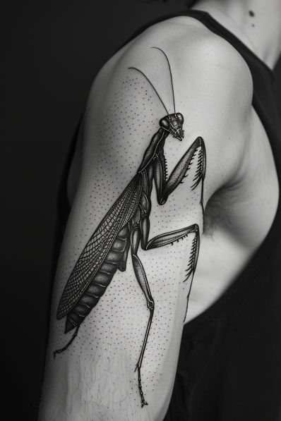 20  Unique Praying Mantis Tattoo Ideas Praying Mantis Tattoo Traditional, Mantis Tattoo Design, Praying Mantis Tattoo, Mantis Tattoo, Bug Tattoo, Norse Tattoo, Praying Mantis, Tattoo Inspo, Traditional Tattoo