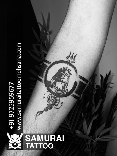 Shiv Tattoo For Men On Arm, Hand Belt Tattoo For Men, Hindu Tattoos Men, Mahadev Band Tattoo, Hindu God Tattoo, Shiva Band Tattoo, Quote Tattoos For Guys, Hand Tattoo Drawings, Tattoos For Guys Hand