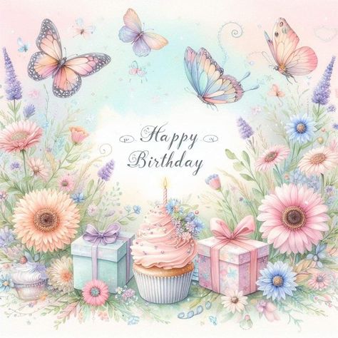 Happy Birthday Wishes With Butterflies, Cute Happy Birthday Pictures, Happy Birthday Butterfly, Happy Birthday Wishes Pics, Happy Birthday Wishes Messages, Birthday Wishes Pics, Happy Birthday Boy, Birthday Wishes Greetings, Birthday Wishes Flowers