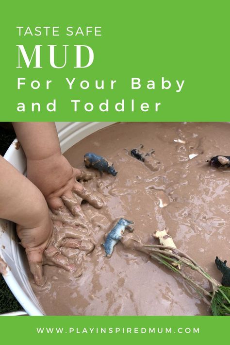 Taste Safe Mud, Edible Sensory Play, Mud Play, Messy Play Activities, Sensory Play Toddlers, Toddler Sensory Bins, Kids Sensory Play, Baby Sensory Play, Sensory Activities Toddlers