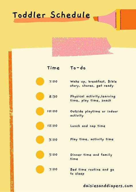 This relaxed homeschool schedule is perfect for making time for your toddler to learn and for letting them play. This free printable schedule is perfect for your 3 year old! Toddler Homeschool Schedule, 3 Year Old Learning Activity, Schedule For Toddlers, Homeschool Preschool Schedule, Printable Schedule, Toddler Routine, Relaxed Homeschooling, Toddler Schedule, Toddler Homeschool