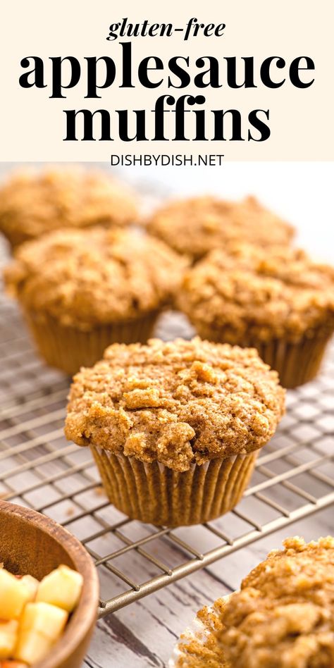 Dairy Free Apple Cinnamon Muffins, Gf Applesauce Muffins, Gluten Free Apple Sauce Muffins, Gluten Free Applesauce Bread, Healthy Muffins Gluten Free, Muffins Applesauce, Gluten Free Applesauce Muffins, Gluten Free Apple Cinnamon Muffins, Gf Pastries