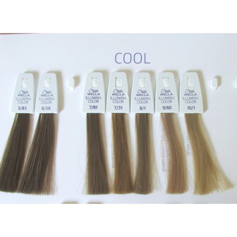 Wella Illumina 7/81 Illumina Hair Color, Hair Level Chart, Blonde Color Chart, Light Ash Brown Hair Color, Wella Illumina Color, Grey Eyebrows, Light Ash Brown Hair, Brown Hair Color Chart, Hair Levels