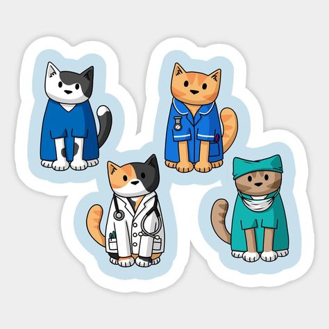 Discover The Best Professional Services in Graphic Design, Digital Marketing, Animation, Writing, and More Cute Stickers Printable, Doctor Cat, Surgeon Scrubs, Stickers On Instagram, Doctor Stickers, Medical Stickers, Simons Cat, Nurse Stickers, Tumblr Stickers