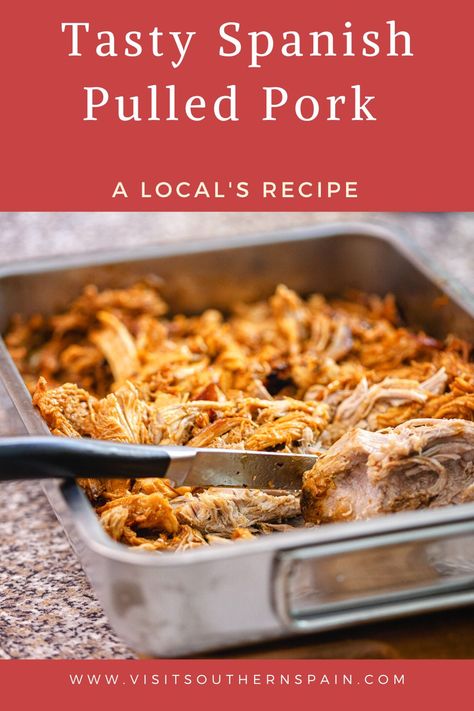 Spanish Pulled Pork, Spanish Pork Recipes, Pulled Pork Oven Recipe, Pulled Pork Seasoning, Best Pulled Pork Recipe, Shredded Pork Recipes, The Best Pulled Pork, Easy Pulled Pork Recipe, Spanish Pork