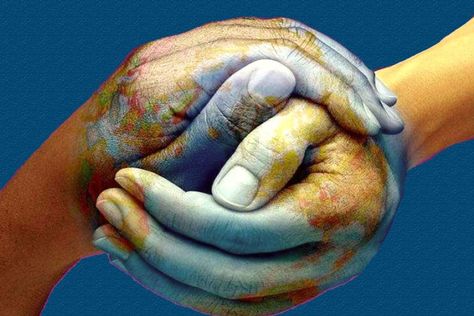 Two hands hld together in compassion, a piece of artwork used for Karuna meditation International Friendship Day, Human Dignity, United Way, Ways To Be Happier, Photo Grid, Friendship Day Quotes, Meditation Techniques, University Of Florida, World Peace