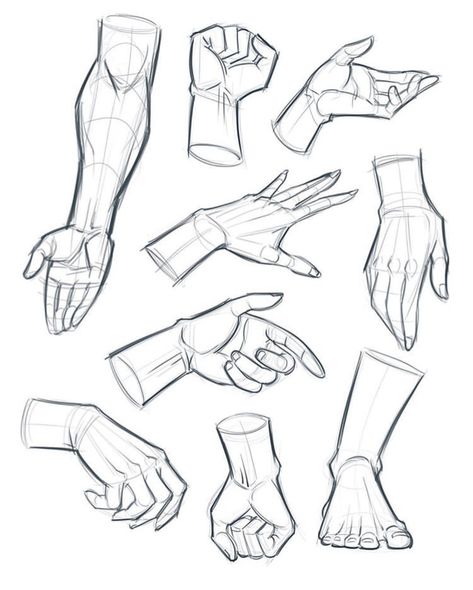 Concept Art Reference, Character Outfit Ideas, Poses Sketch, Warm Up Sketches, Exterior Angles, Arm Drawing, Draw Hands, Perspective Drawing Lessons, Human Figure Drawing