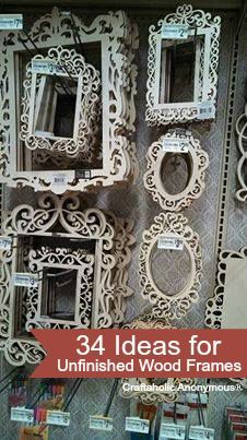 Ideas on how to use unfinished wood frames. Everything from art, wall decor, crafts, gifts, etc Photowall Ideas, Cute Frames, Decorative Wood, Décor Diy, Wood Frames, Frame Crafts, Decor Minimalist, Crafty Craft, Craft Time