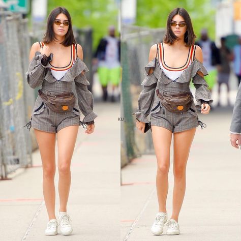 Jumpshorts Outfit, Kendall Jenner Body, Gigi Hadid Street Style, Kendal Jenner, Kendall Jenner Street Style, Kendall Style, Kendall And Kylie Jenner, Jenner Style, Doll Fashion