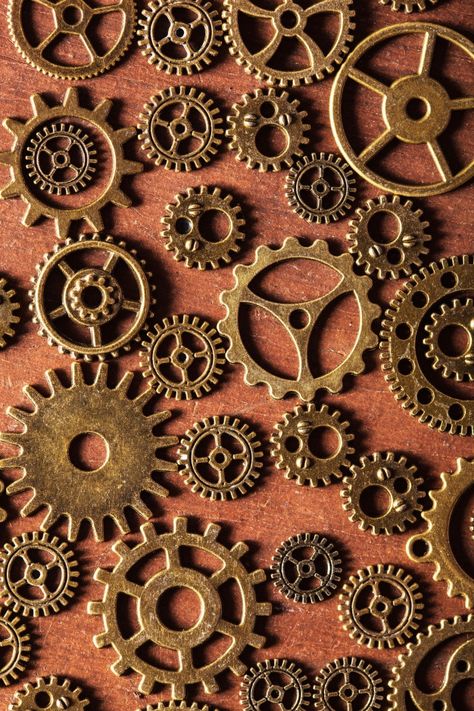 Gears Aesthetic, Aesthetic Steampunk, Mechanical Aesthetic, Mechanics Aesthetic, Cog Wheel, Steampunk Aesthetic, Gear Wheels, Mechanical Art, Steampunk Gears