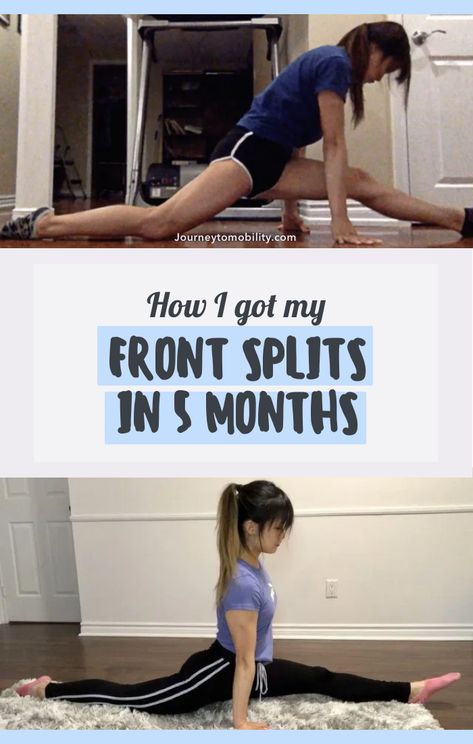 November 2017, I started stretching consistently for my front splits. I promised myself to stretch every night for one hour until I got my splits. About 5 months and 150 hours later.. I got my splits on both sides! Read more about my front splits journey on my blog as well as step-by-step guides on how to get the splits for beginners! Splits In A Day, Splits For Beginners, Splits Stretches For Beginners, Splits Challenge, 15 Minute Morning Yoga, Flexibility Challenge, Flexibility Tips, Splits Stretches, Front Splits