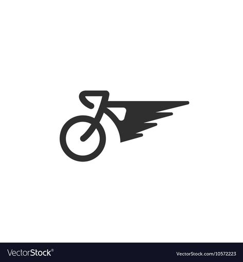 Bike Vector Illustration, Bike Illustration Simple, Bicycle Logo Design, Bike Logo Cycling, Logo Bicycle, Pictogram Illustration, Golden Bike, Bicycle Vector, Bicycle Logo