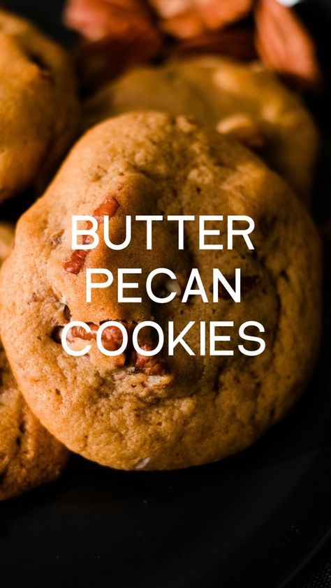 frondandframe on Instagram: Need an easy vegan cookie that will make people go “Wow, that’s vegan?” Try these ✨thicc✨ butter pecan cookies! They’re fluffy and moist… Easy Vegan Cookies, Butter Pecan Cookies, Vegan Cookie, Vegan Cookies Recipes, Pecan Cookies, Butter Pecan, Cookies Recipes, Vegan Cookies, Vegan Butter