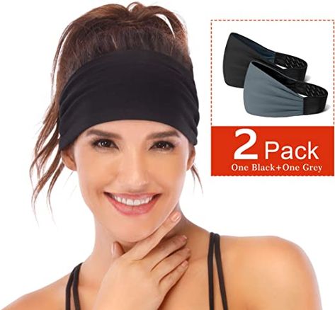 Amazon.com : Heathyoga Non-Slip Headband for Women -Silicone Grippy Sweatband & Sports Headband for Workout, Running, Crossfit, Yoga Bike Helmet Friendly, Performance Stretch & Moisture Wicking : Clothing Workout Headbands, Sweat Bands, Sweat Headbands, No Slip Headbands, Thick Headbands, Headband Fashion, Sports Headband, Running Headbands, Athletic Headbands