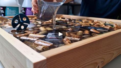 Diy Gifts Videos, Resin Tables, Woodworking Desk, Best Project, Centre Table, Make A Table, Epoxy Resin Table, Woodworking Ideas Table, Wine Corks