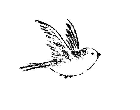 little bird Flying Bird Drawing Simple, Flying Robin Tattoo, Abstract Bird Tattoo, Love Bird Tattoo Couples, Finch Tattoo, Simple Bird Drawing, Sparrow Drawing, Sparrow Tattoo Design, Simple Bird Tattoo