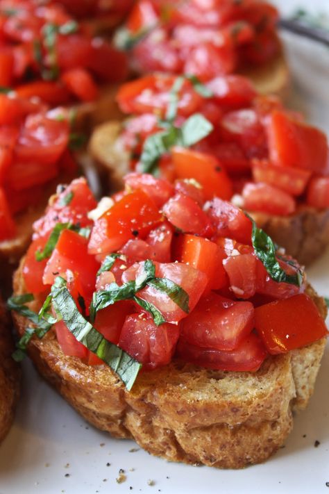 Perfect Bruschetta Perfect Bruschetta, Best Bruschetta Recipe, Best Bruschetta, Easy Bruschetta Recipe, Bruschetta Recipes, Easy Bruschetta, Bruschetta Recipe, Clam Recipes, Banana Bread Recipe