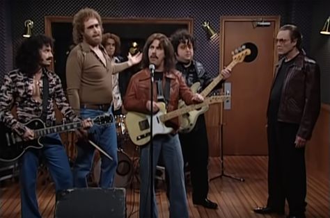 Will Ferrell Says Christopher Walken Told Him SNL's 'More Cowbell' Sketch 'Ruined' His Life Will Ferrell Costume, Snl Videos, Best Of Snl, Snl Cast Members, Comedians Jokes, More Cowbell, Funny Sketches, Blue Oyster Cult, Ron Burgundy