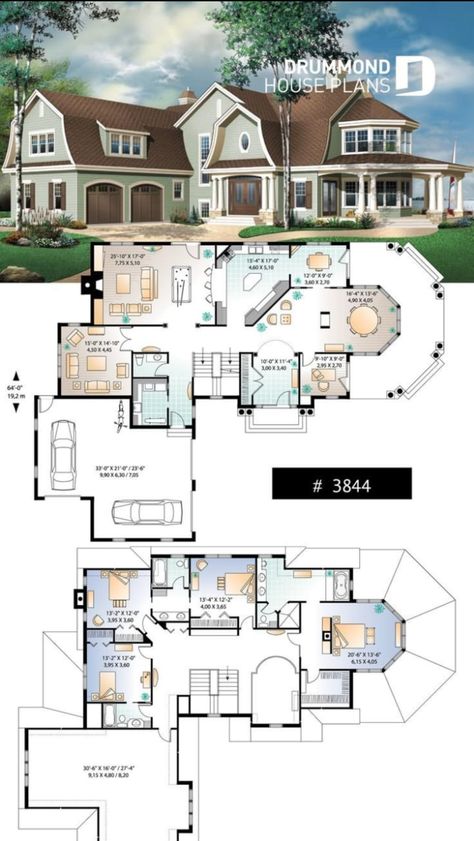 6 Bedroom House Plans, House Plans With Pictures, Sims 4 House Plans, Sims House Plans, Simple House Plans, House Layout Plans, Large House, Sims House Design, Big House