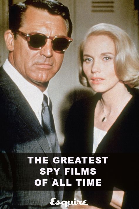 The espionage movies every man should watch from North By Northwest to The Third Man. Richard Roundtree, Gary Grant, Eva Marie Saint, James Mason, Hitchcock Film, Jack Lemmon, Jason Bourne, Marcello Mastroianni, North By Northwest