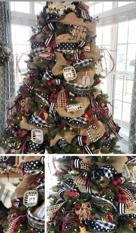 Farmhouse Christmas Tree Decoration Ideas Barnyard Christmas Tree, Farm Theme Christmas Tree, Christmas Tree Farmhouse, Country Christmas Tree, Theme Christmas Tree, Country Christmas Trees, Christmas Tree Decoration Ideas, Tree Decoration Ideas, Christmas Tree Decor Ideas