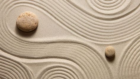 Sand Zen Garden, Kamakura Era, Ryoanji, Zen Sand, Zen Sand Garden, Sand Garden, Zen Garden Design, Embroidered Photo, Japanese Zen Garden