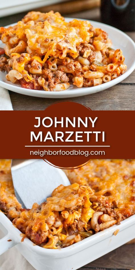 Best Johnny Marzetti Recipe, Johnny Marzetti Recipe Easy, Johnny Marzetti Recipe Casseroles, Marzetti Recipes, Johnny Marzetti Recipe, Johnny Marzetti Casserole, Marzetti Casserole, Ground Beef Tomato Sauce, Beef Tomato Sauce