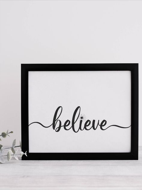 Believe digital poster wall art. Believe that everything is possible with this inspirational saying downloadable print. Great wall decor to spread positive messages and god vibes all around. Believe Word Art, Printable Wall Art Quotes, Bedroom Interiors, Printable Inspirational Quotes, Etsy Promotion, Inspirational Wall Decor, Diy Wall Art Decor, Inspirational Quotes Wall Art, Art Printables