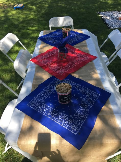 Western Party Centerpieces, Senior Picnic, 70th Birthday Decorations, Cowboy Theme Party, Western Birthday Party, Rodeo Party, Farm Animals Theme, Cowboy Baby Shower, Western Birthday