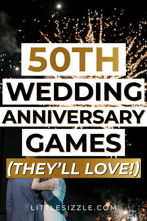 Celebrate 50 years of love with a memorable 50th Wedding Anniversary Party. Our printable 50th Anniversary Party Games make planning easier! Engage guests of all ages with fun trivia games and create a sentimental touch with Favorite Memory cards. Incorporate golden accents, like tablecloths & centerpieces for a glamorous ambiance. With our gold 50th Anniversary Games, you'll create an unforgettable 50th Anniversary Party. #50thweddinganniversary #50thanniversarypartygames #goldanniversarygames 60th Wedding Anniversary Party Ideas Decoration Table Centerpieces, 60 Wedding Anniversary Ideas, 60th Wedding Anniversary Quotes, 60th Wedding Anniversary Party Ideas, 60th Anniversary Party Ideas, 60 Anniversary Decorations, Wedding Anniversary Words, Wedding Anniversary Party Games, Who Knows The Couple Best