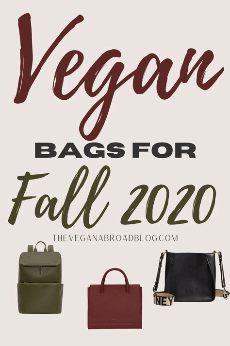 Are you searching for the perfect vegan bag for fall 2020? This list of vegan bags includes vegan tote bags, vegan backpacks, vegan crossbody bags, and more! #veganhandbags #luxuryveganhandbags #luxuryveganhandbags #angelaroi #veganpurses #veganbags Chic Backpack, Vegan Bag, Vegan Leather Backpack, Vegan Purses, Pocket Books, Vegan Handbags, Vintage Backpacks, Vegan Leather Tote, Statement Bag