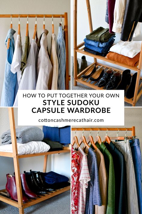 How to Put Together a Style Sudoku Capsule Wardrobe Random Fun Facts, Capsule Wardrobe Casual, Capsule Wardrobe Basics, Books I Read, Budget Outfits, Travel Capsule, Grid Style, Style Inspiration Summer, Style Challenge